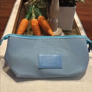 Kiehl's Blue Cosmetic Bag